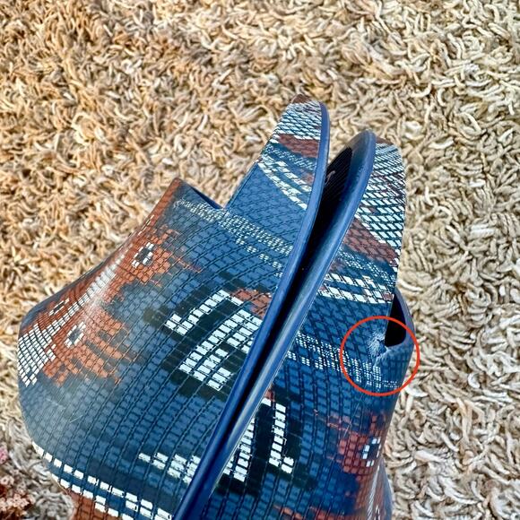 Y/Project Melissa Slide Sandals Slippers Navy Women’s Size 8 US / 39 EUR - Picture 9 of 11